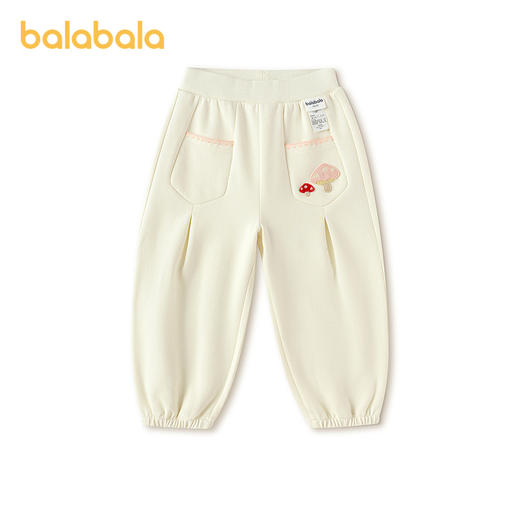 【商场同款】巴拉巴拉儿童长裤女童2026年新款春装宽松气球慢跑裤 商品图1