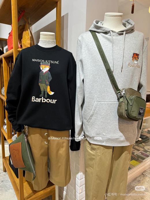 魏大勋同款！Barb**ur 合作款加绒厚卫衣，现货 商品图7