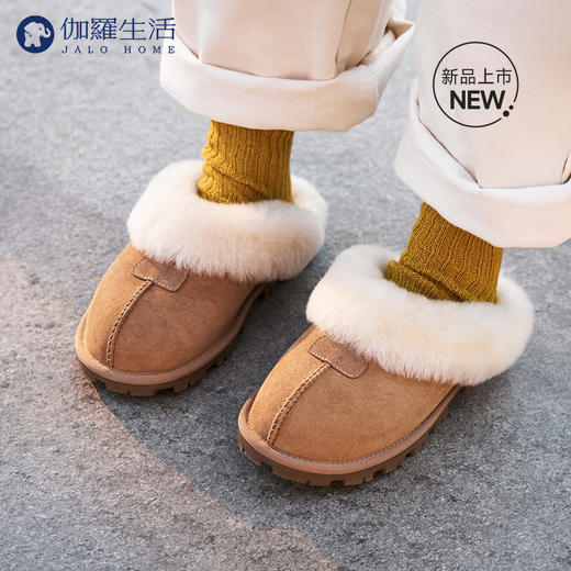 伽罗 JALO 羔羊皮雪地靴 商品图0