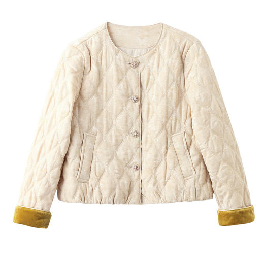 新中式国风棉服外套，高级拼接保暖短款棉袄棉衣HR-LT2711 商品图4