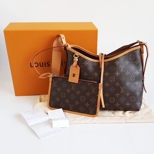 【95新】LV路易威登M46203小号棕色老花Carryall单肩斜挎包女士 190126AK03 商品图1