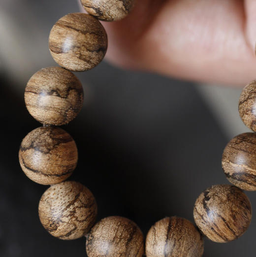 【青山特惠】1.2*19颗 正区达拉干野生老料沉香手串 11g c0010 商品图5