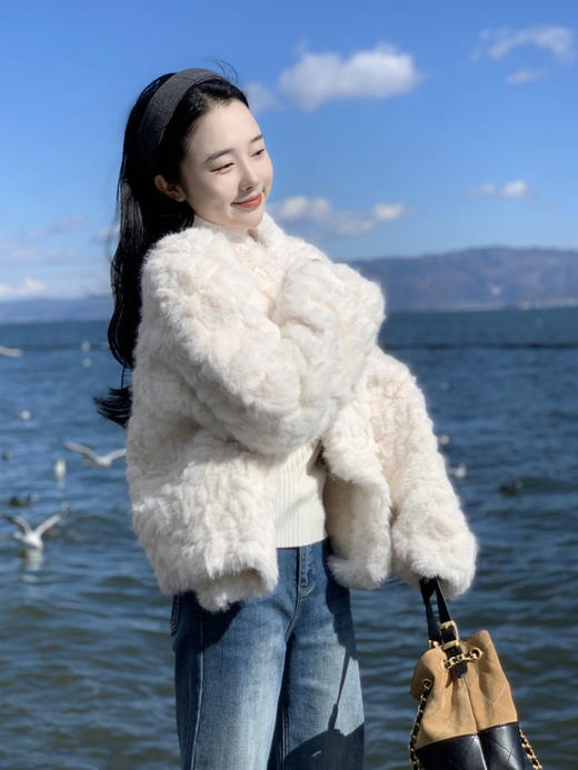 【百图lulu定制】【高原皮草】 毛质厚实 精致优雅 皮草外套 商品图1