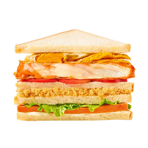 鸡肉三明治面包整箱芝士火腿夹心吐司早餐代餐速零食懒人即食充饥 商品图4
