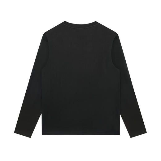 GXG男装【100%棉】25秋季卡通纹理小熊舒适亲肤圆领男式长袖T恤K&C 商品图3