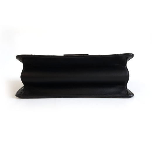 【95新】CHANEL香奈儿黑金beauty lock珐琅扣口盖包链条包女士 140126AK21 商品图4