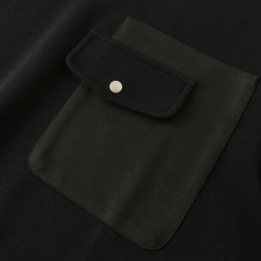 GXG男装秋季时尚撞色口袋设计潮流运动休闲男式圆领宽松卫衣K&C 商品图14