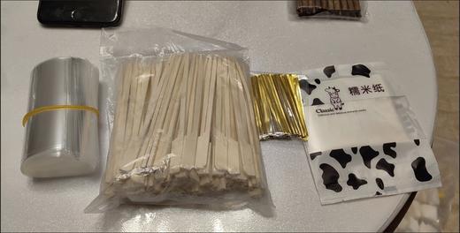 （100竹签+糯米纸+包装袋）冰糖葫芦串签一次性竹签 家用网红迷你糖葫芦专用签制作材料工具 商品图11
