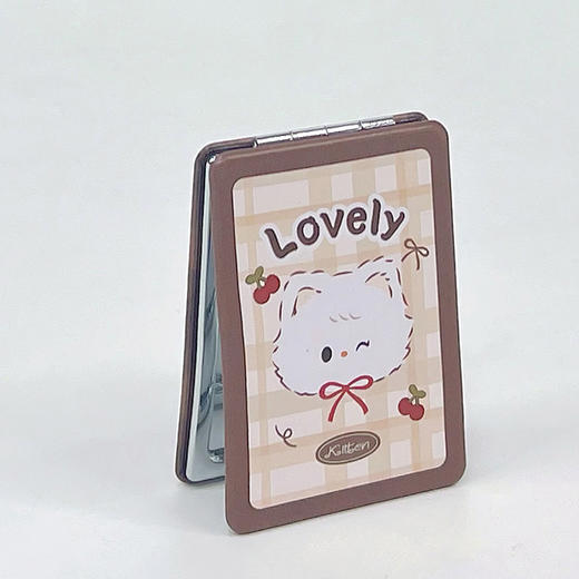 美拉德萌猫便携镜折叠化妆镜-纪念日百货门店同款169643079 商品图3