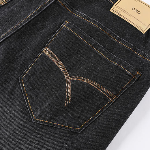 GXG男装26春季复古时尚牛仔裤日常通勤简约潮流百搭男式直筒裤K&C 商品图11