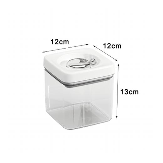 普业1.15L拨杆正方形储物罐PY-0740 商品图0