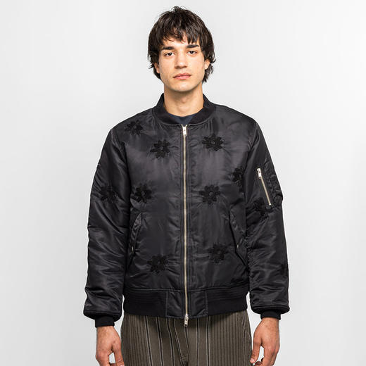 NOMA TEXTILE Flower Embroidery Flight Jacket花朵刺绣飞行夹克 商品图0