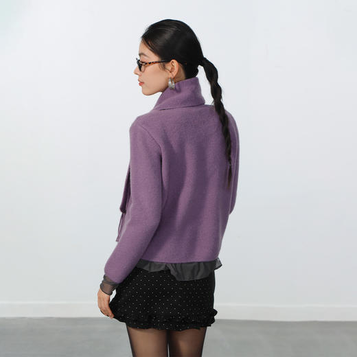 纯色极简软糯围脖毛衣-纪念日百货门店同款169096474 商品图2