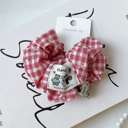 格纹碎花对装发圈-纪念日百货门店同款168644395 商品图2