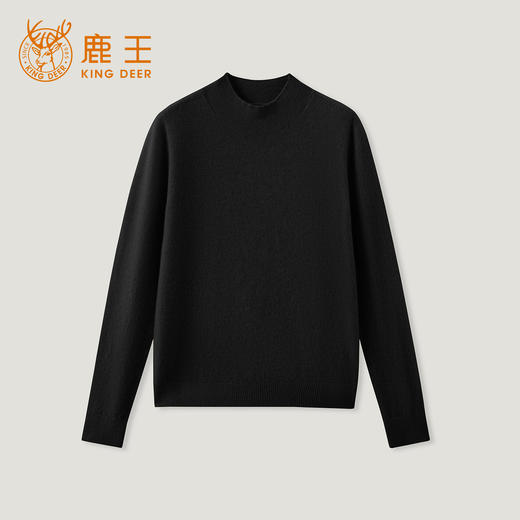KINGDEER/KD 秋冬新款女式长袖半高领羊绒衫L805747鹿王 红色 商品图8