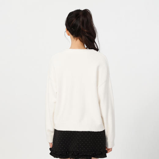 圆领基本款卷毛绒毛衣-纪念日百货门店同款169151648 商品图2