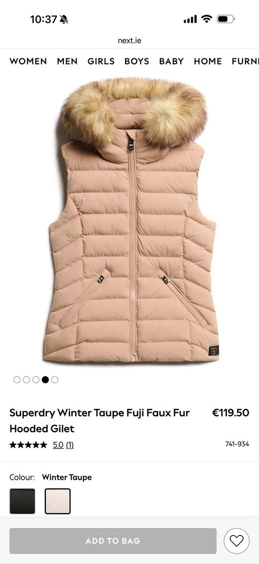 极度干燥superdry女款棉马甲 商品图3