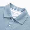 罗蒙男士春秋假两件长袖Polo衫纯色翻领百搭休闲通勤男上衣 商品缩略图5