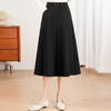 「自」全新升级【铂金会员128/天猫169/差价41】(14042)洛诗琳气质通勤半身裙2026春季新款高腰显瘦中长款A字裙 商品缩略图0