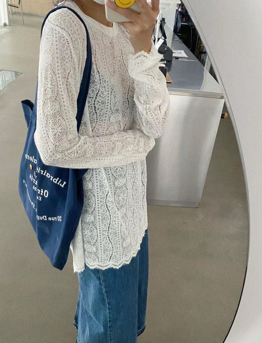 韩国订单蕾丝打底衫011906 商品图12