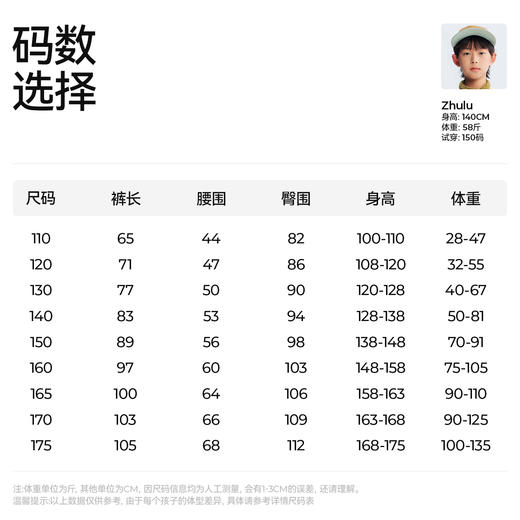 【仿牛仔工装裤】森林棠26春儿童百搭高弹宽松多口袋直筒休闲裤22061525【HZ】 商品图5