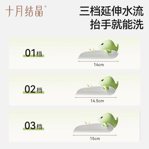 宝宝洗手神器小鲸鱼水龙头延伸器儿童自主洗手防溅玩具 商品图2