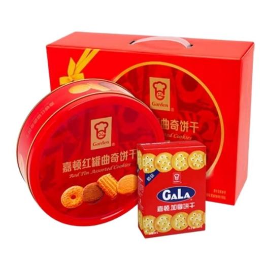 嘉顿 红罐曲奇饼干480g+80g加拿饼干 商品图0