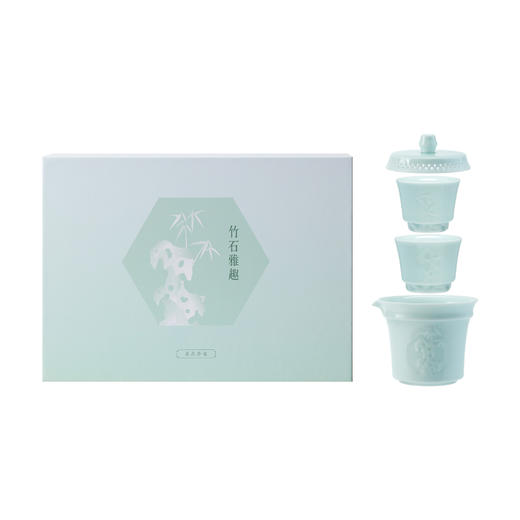 【故宫茶具】竹石雅趣茶具套装博物馆文创茶具茶杯套装生日新年礼物 商品图6