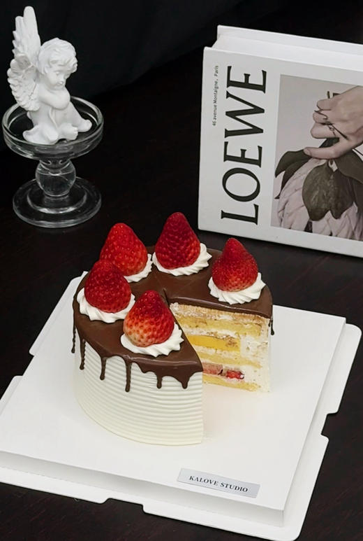 丹东草莓香草布蕾蛋糕 商品图2