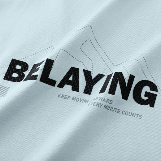 GXG男装【100%棉】26夏季时尚创意日常通勤圆领百搭男式短袖T恤K&C 商品图6