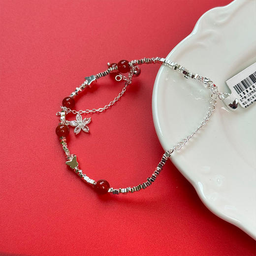 轻奢高级感红珠系列手链-纪念日百货门店同款159401050 商品图2