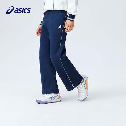 【商场同款】ASICS/亚瑟士儿童26新款女童直筒开叉针织裤潮流百搭 商品图0