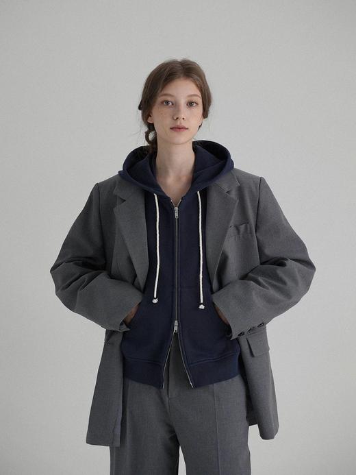 老米优品🎈3-5天！韩代同款！《松弛感薄绒连帽卫衣外套》超洋气百搭~ 宽松落肩袖，显瘦慵懒，冬季内搭，春季外穿！WT260119A 商品图1