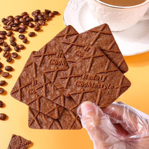 【薄脆香酥❗️独立包装】生椰拿铁薄脆饼干305g/盒/26包解馋休闲零食茶点。jc 商品图2