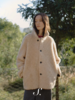 shyshystill/shy202510058/驼色两面穿羊毛皮毛一体自带手套翻领外套 商品缩略图1