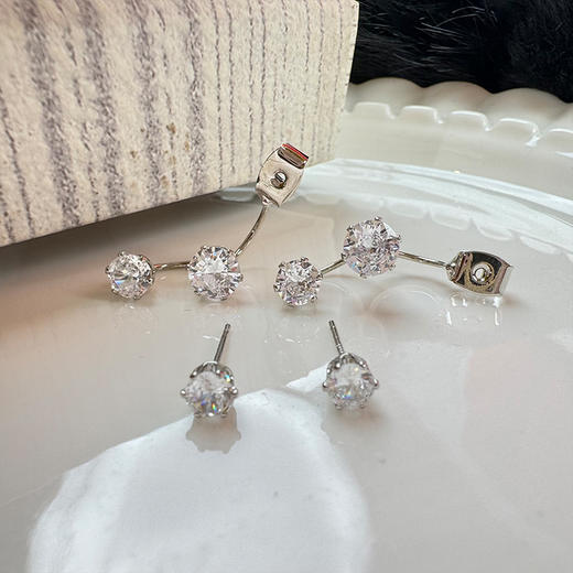 冷淡风银针耳环百搭时尚-纪念日百货门店同款 162998264 商品图1