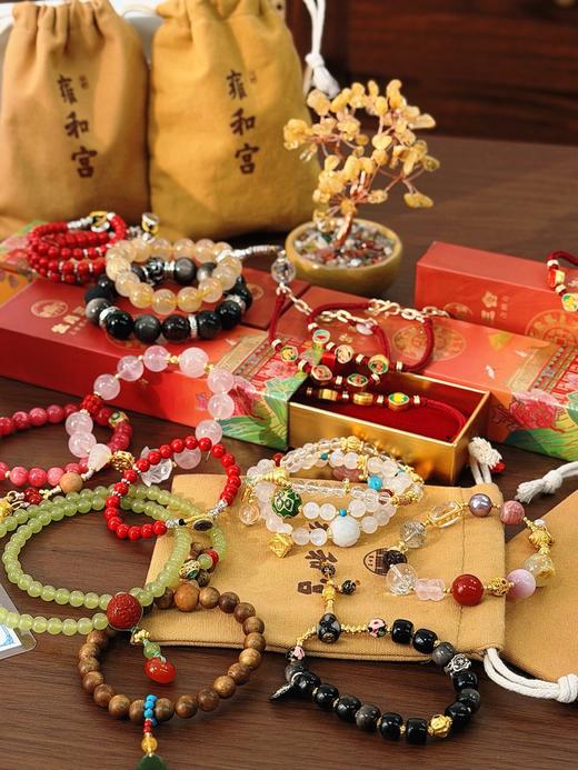 一店k 26ss蕞新雍📿集合！把“打工人生存buff”焊手上了！老祖宗的审美确实很頂！真的很难不爱这份中式美学！手串发财树摆件系列 商品图11