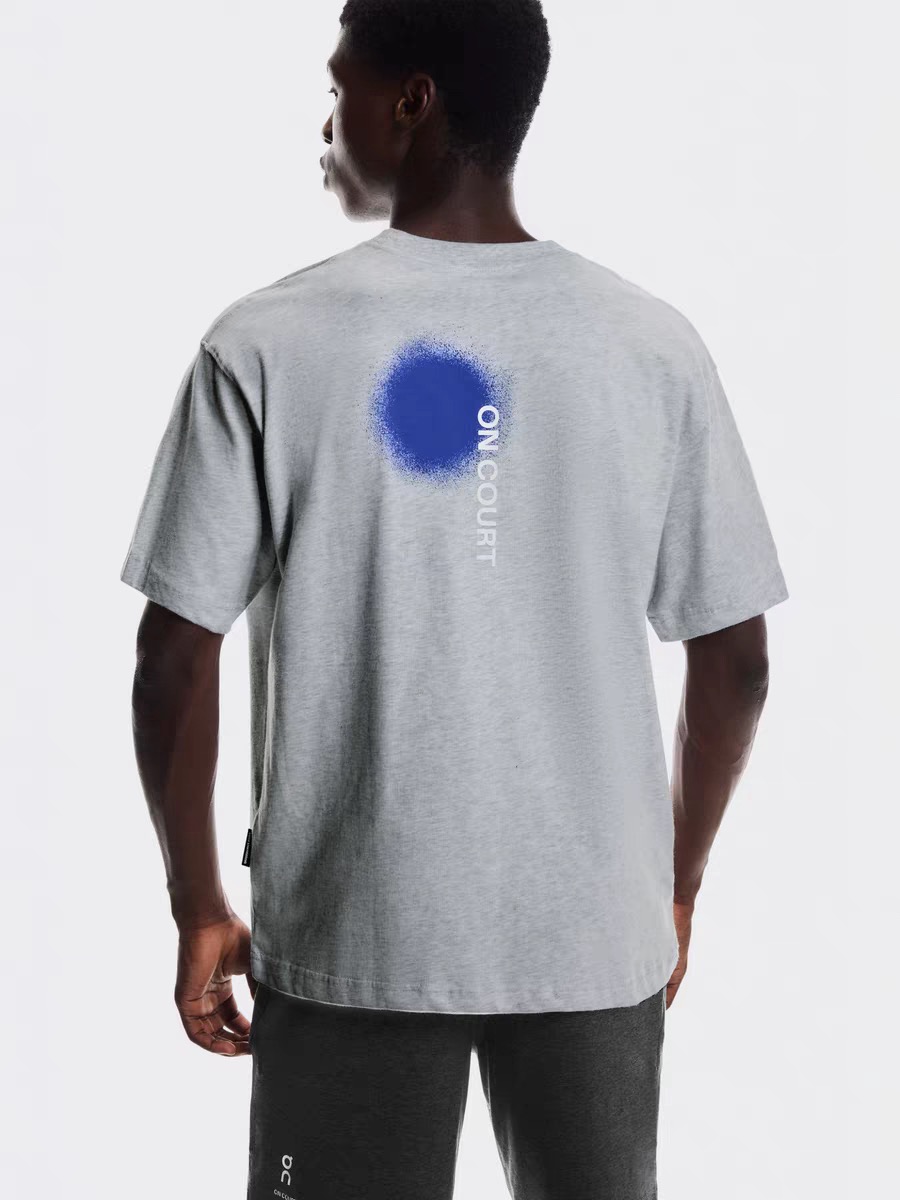 On跑 春夏新款男士休闲圆领短袖T恤 Z-15803