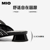 【上新】MIO米奥时装凉鞋尖头网面水钻女鞋2026夏季新款低跟法式拖鞋单鞋M262240456 商品缩略图4