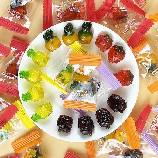 众星3D综合味果汁软糖520g 商品图2