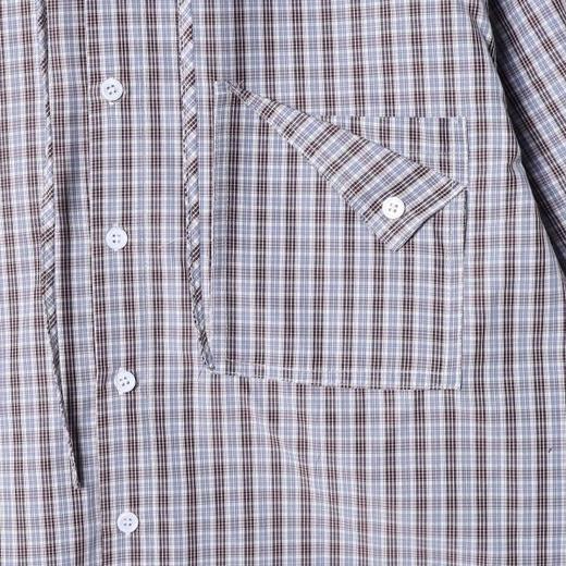 B8031SDSA男士秋冬新款痞帅男装美式复古格子连帽长袖衬衫百搭开衫衬衣 商品图3