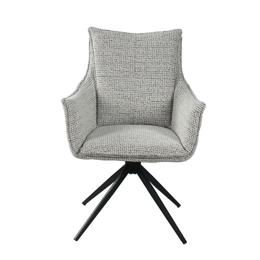 【家具】布艺餐椅带扶手旋转餐椅休闲椅 5051 商品图1