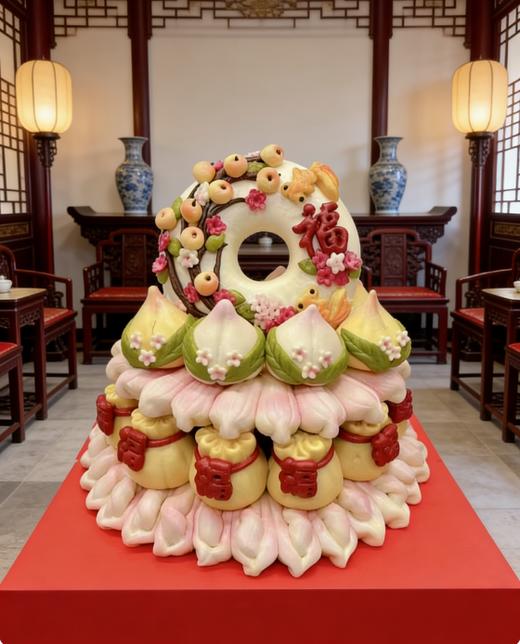 仅限西安市三环内派送【非遗美食丨 慕百滋中式蛋糕】甄选优质小麦，手工发酵制作，款式精致多样，生日、庆功宴、纪念日等多场景适用，中式蛋糕系列需提前3天预定，下单后不支持退款~ 商品图1