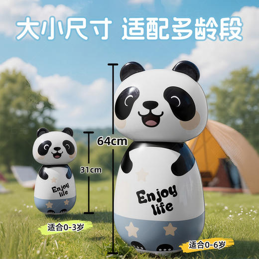 【送气筒❗️卡通萌趣不倒翁】加厚防爆，高弹耐打，锻炼体能！充气拳击儿童沙袋宝宝健身训练小孩玩具婴儿室内益智 商品图3
