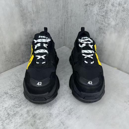 巴黎世家 Balenciaga Triple 黑黄涂鸦做旧老爹鞋 （DBG） 商品图2