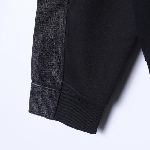 5767SDSA男士秋冬新款痞帅男装韩版时尚拼接设计拉链连帽夹克外套百搭 商品图4