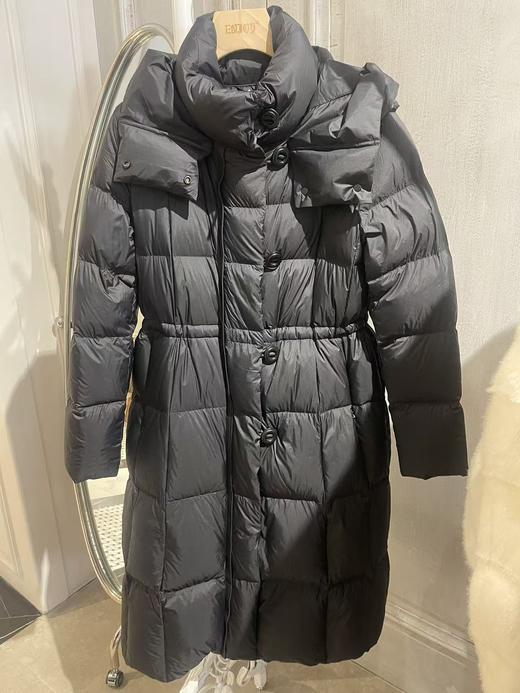 【门店同款】ENJOY冬季“暖冬知性”连帽长款收腰羽绒服 168494391 商品图0