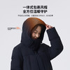 +【乐粉专属】[鹅绒900蓬PRO]思凯乐羽绒服男女过膝长款冬季加厚黑色防寒服外套F6115498/F6105498 商品缩略图3