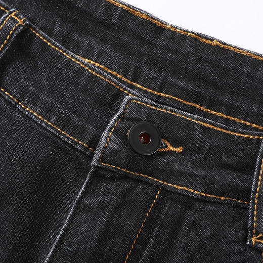GXG男装26春季复古时尚牛仔裤日常通勤简约潮流百搭男式直筒裤K&C 商品图7
