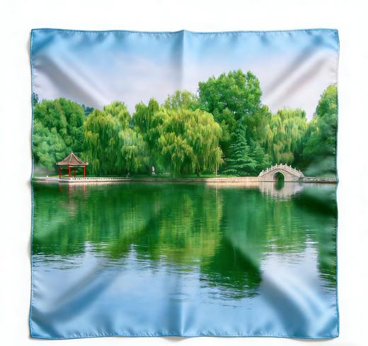 青云染ClouDyeing/风景印花方巾 商品图2